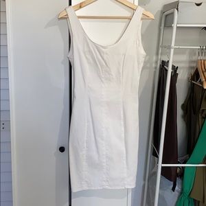 H&M White Mini Dress, Size 6